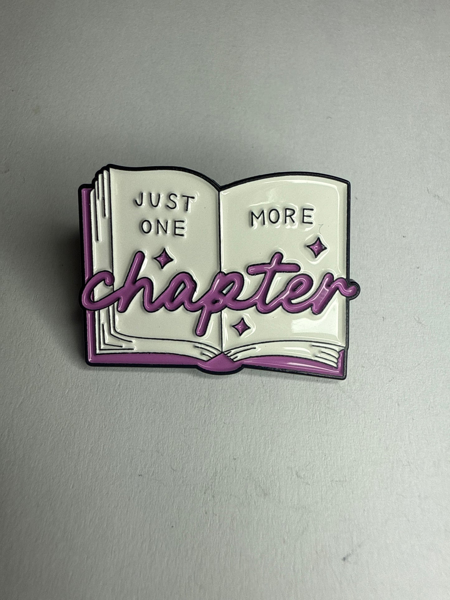 Just one more chapter- large pin