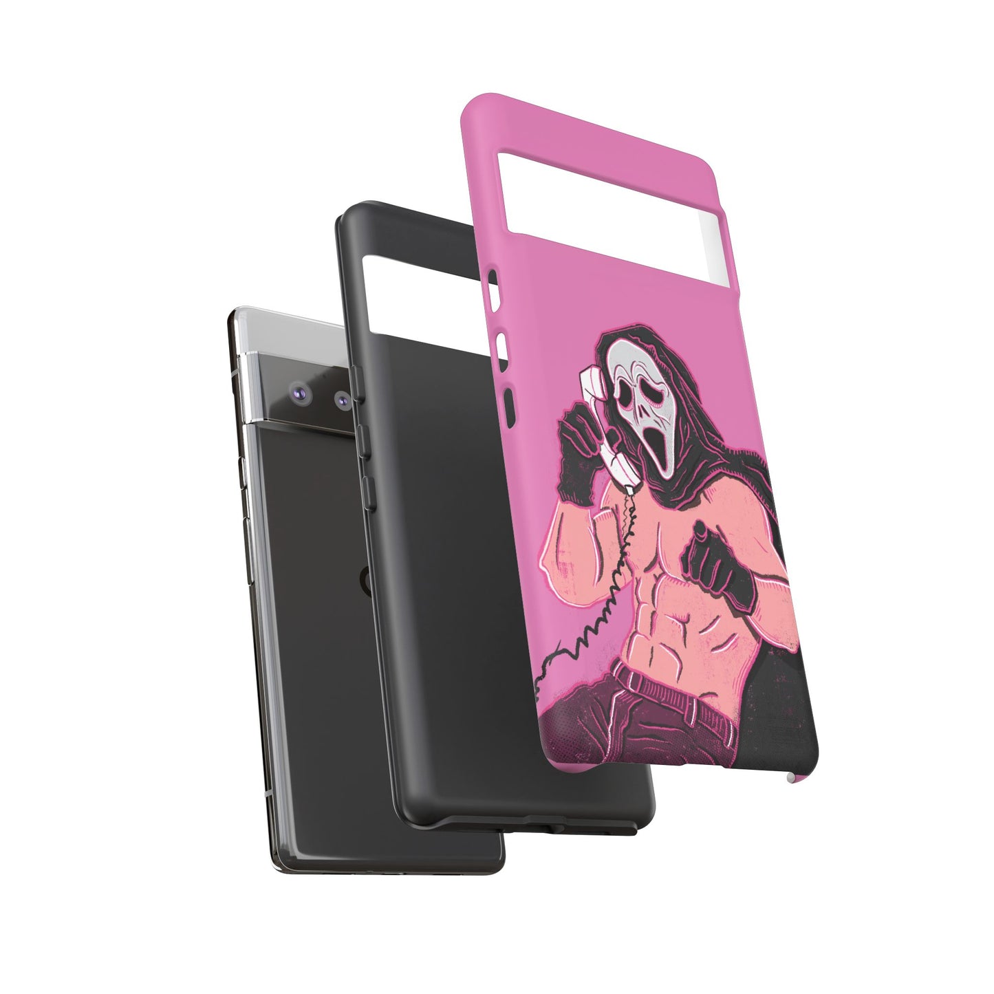 Sexy Ghostface – Phone Case — Scream Masked Muscle Caller Graphic Protective Case