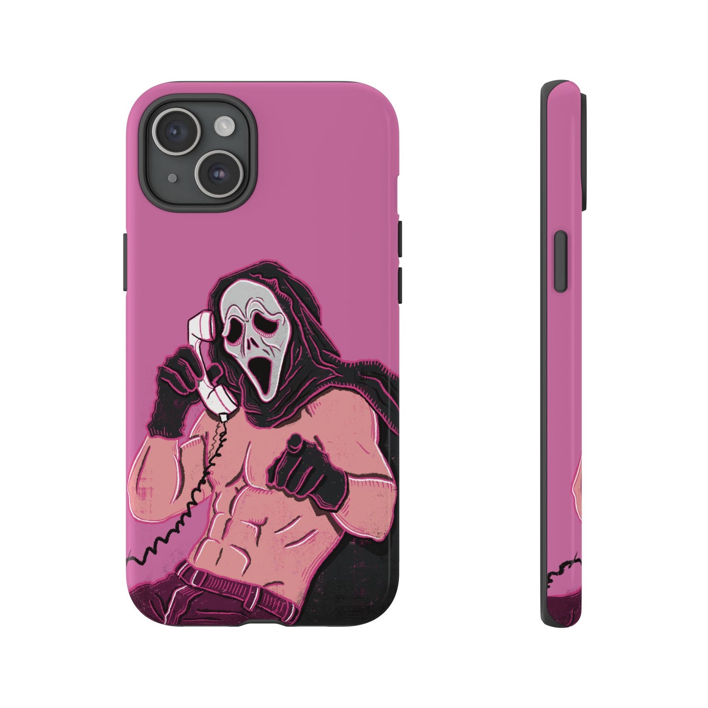 Sexy Ghostface – Phone Case — Scream Masked Muscle Caller Graphic Protective Case