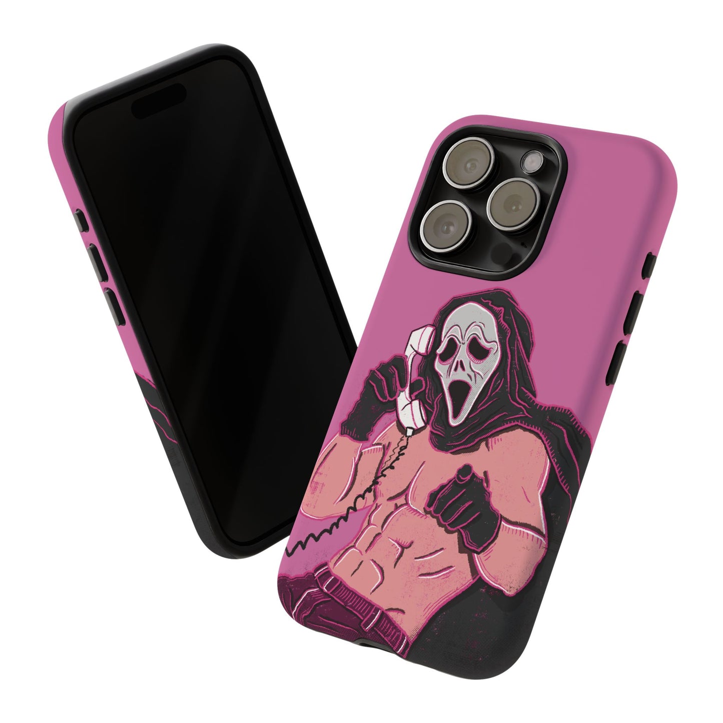 Sexy Ghostface – Phone Case — Scream Masked Muscle Caller Graphic Protective Case