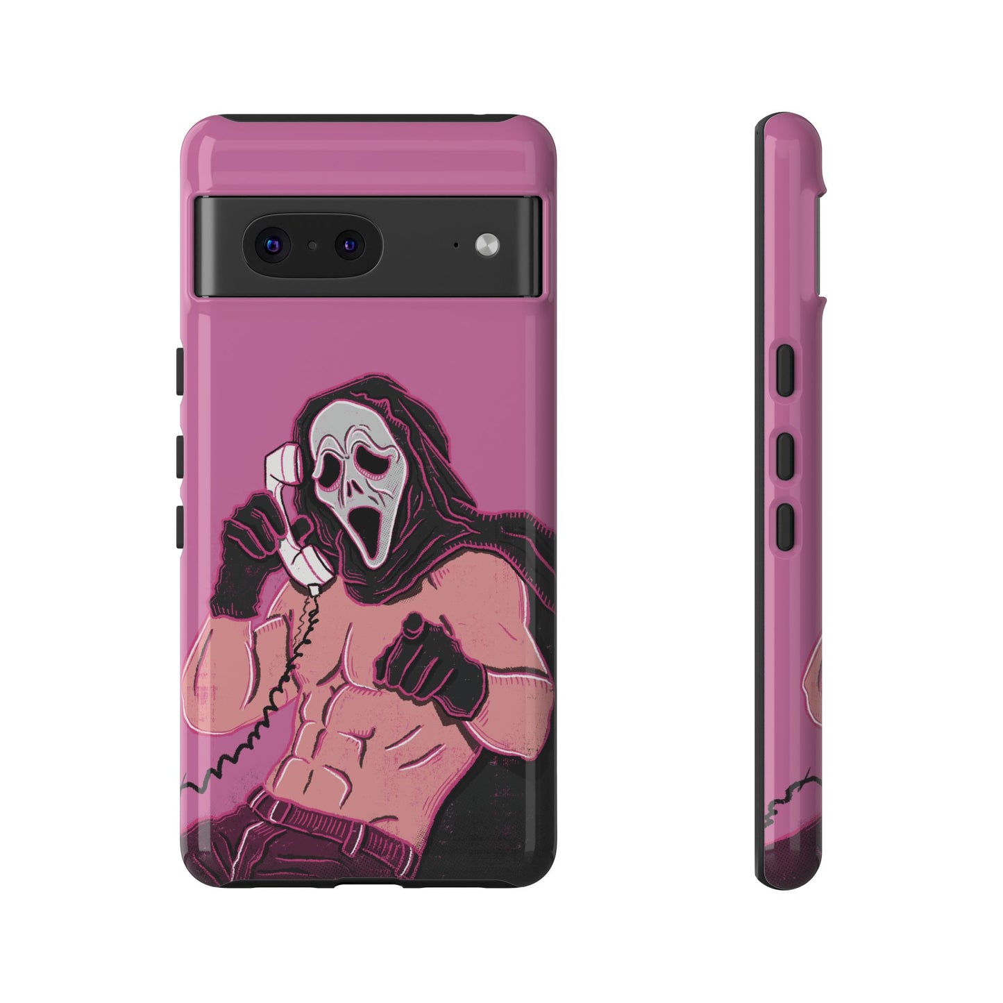 Sexy Ghostface – Phone Case — Scream Masked Muscle Caller Graphic Protective Case