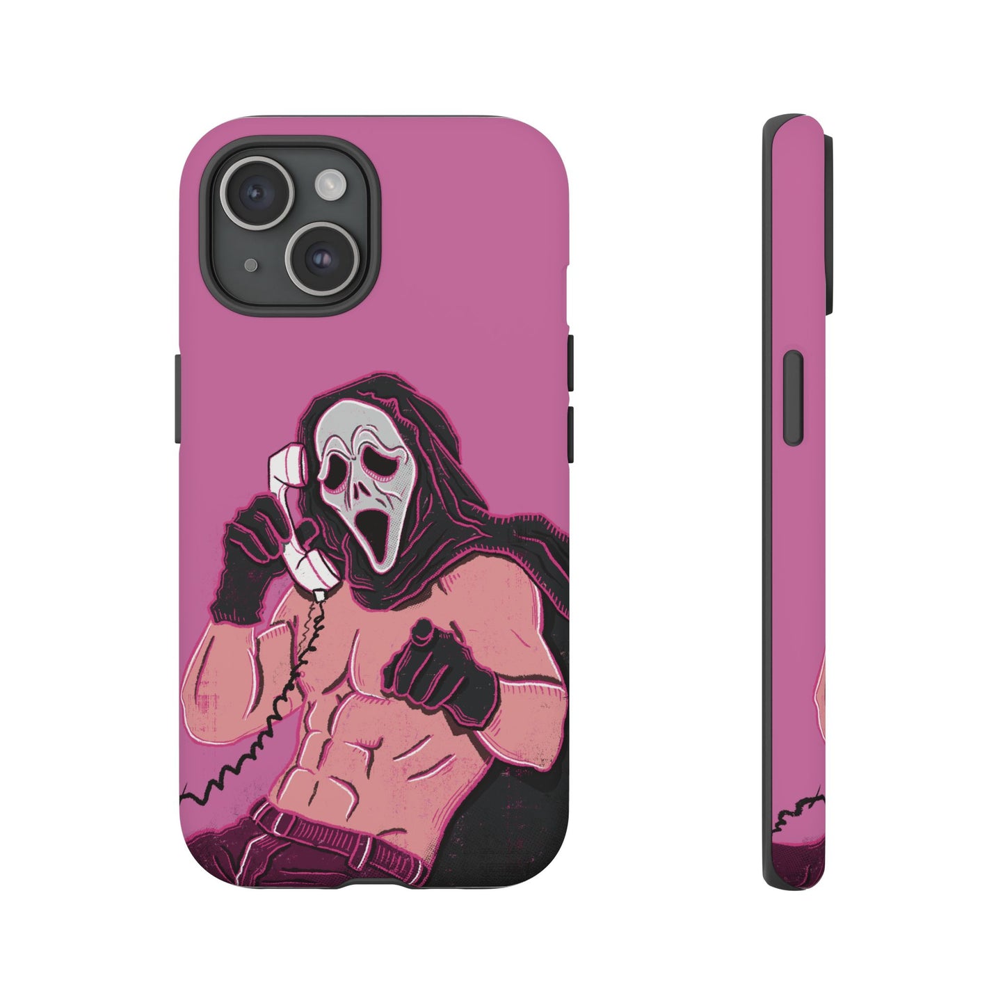 Sexy Ghostface – Phone Case — Scream Masked Muscle Caller Graphic Protective Case