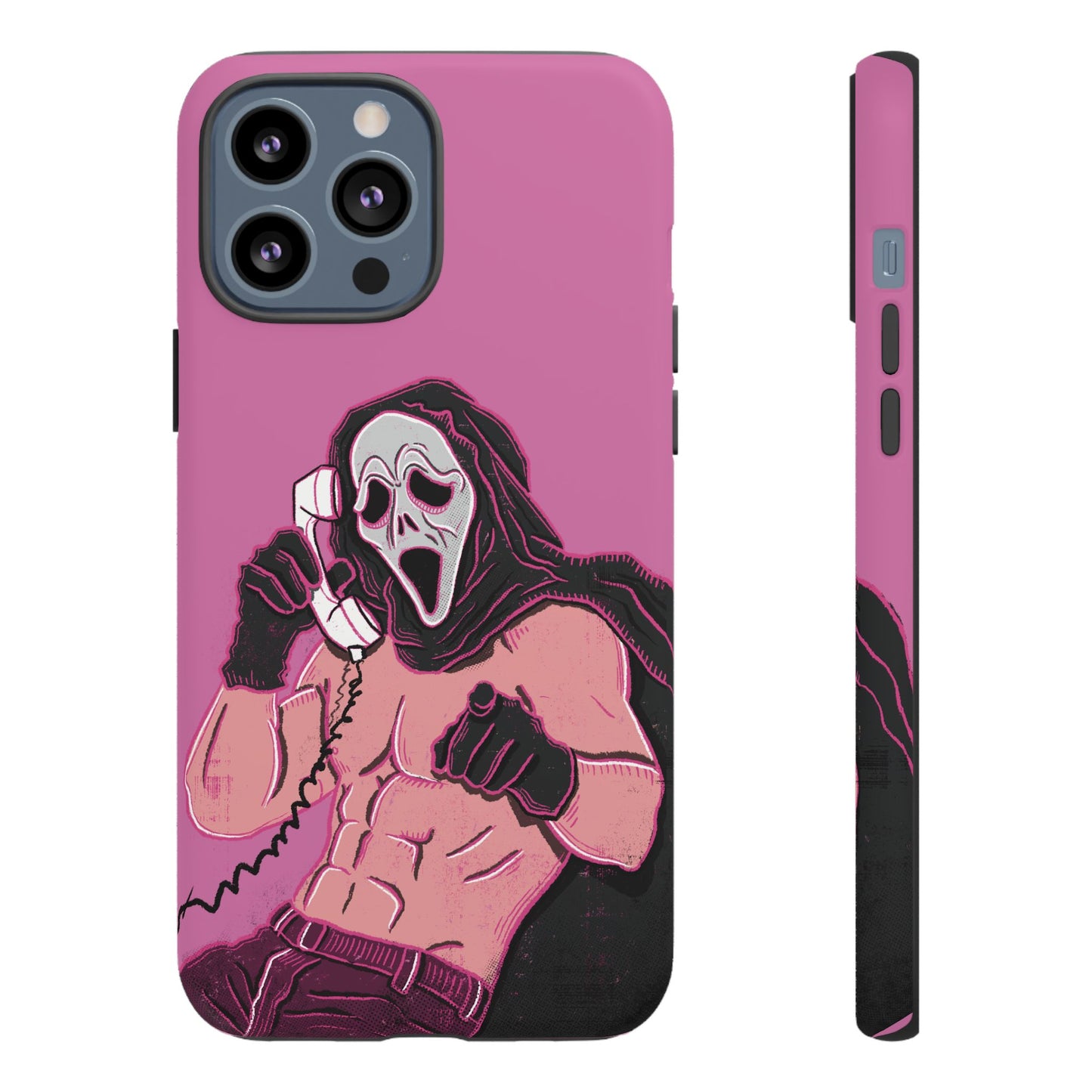 Sexy Ghostface – Phone Case — Scream Masked Muscle Caller Graphic Protective Case