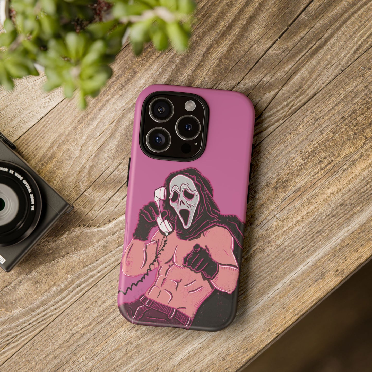 Sexy Ghostface – Phone Case — Scream Masked Muscle Caller Graphic Protective Case