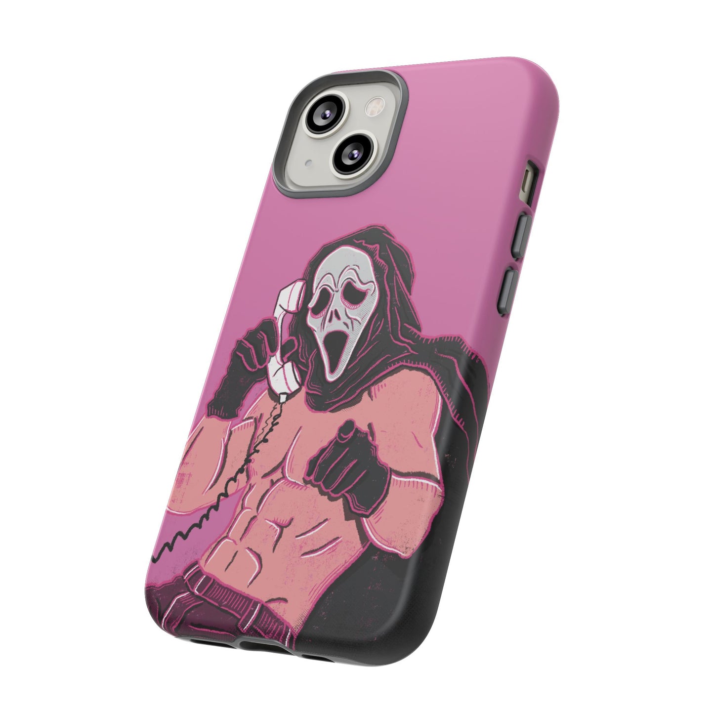 Sexy Ghostface – Phone Case — Scream Masked Muscle Caller Graphic Protective Case