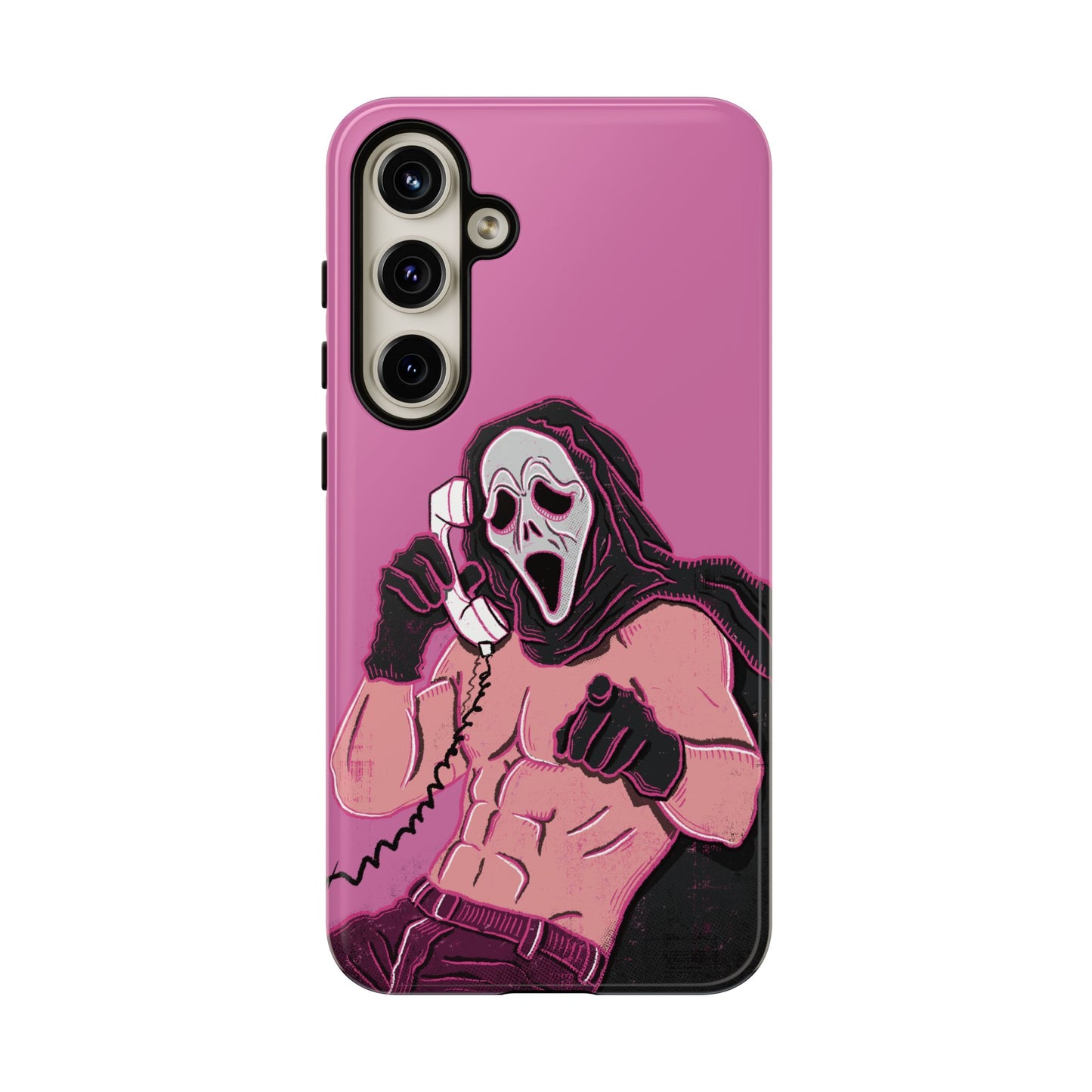 Sexy Ghostface – Phone Case — Scream Masked Muscle Caller Graphic Protective Case