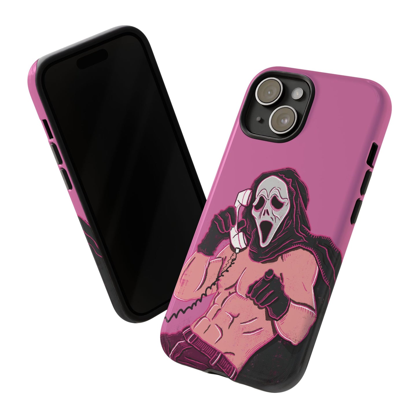 Sexy Ghostface – Phone Case — Scream Masked Muscle Caller Graphic Protective Case