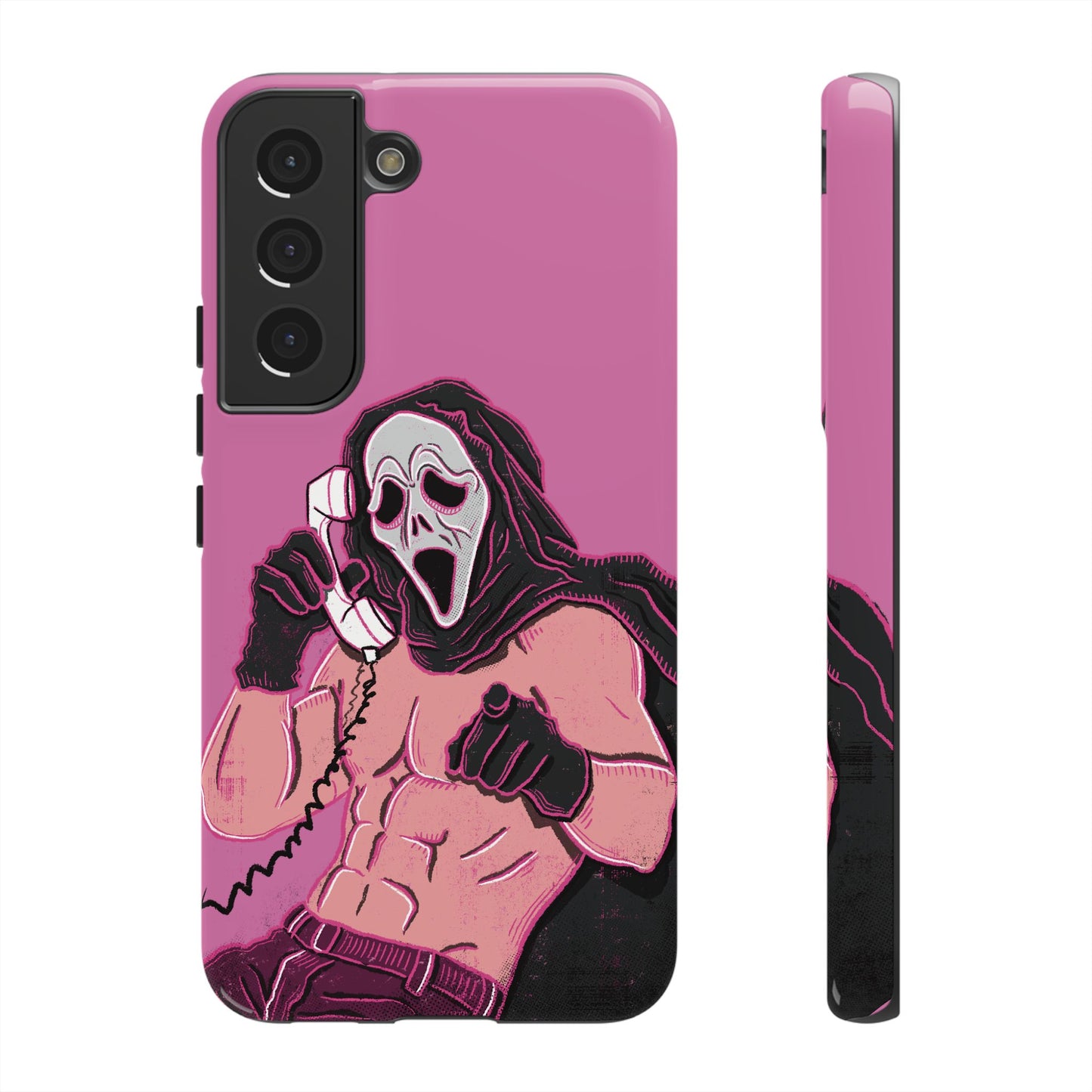 Sexy Ghostface – Phone Case — Scream Masked Muscle Caller Graphic Protective Case