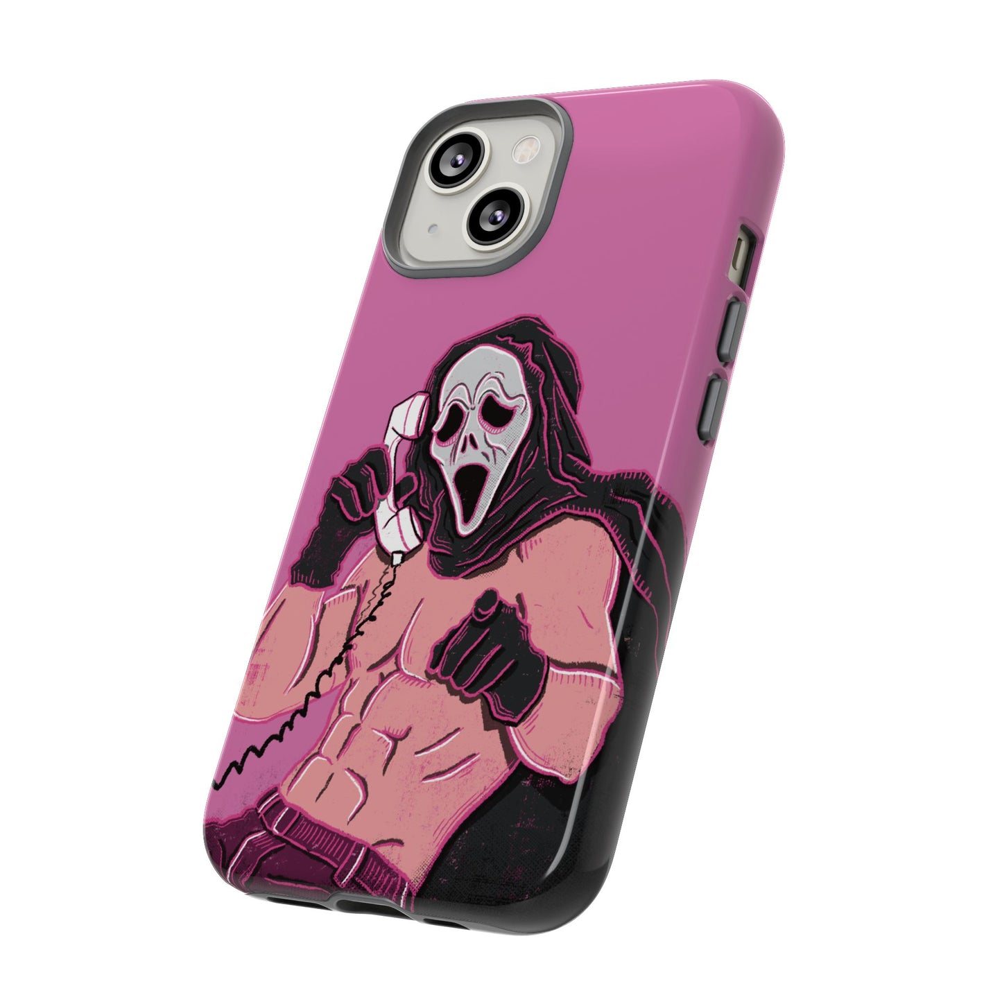 Sexy Ghostface – Phone Case — Scream Masked Muscle Caller Graphic Protective Case