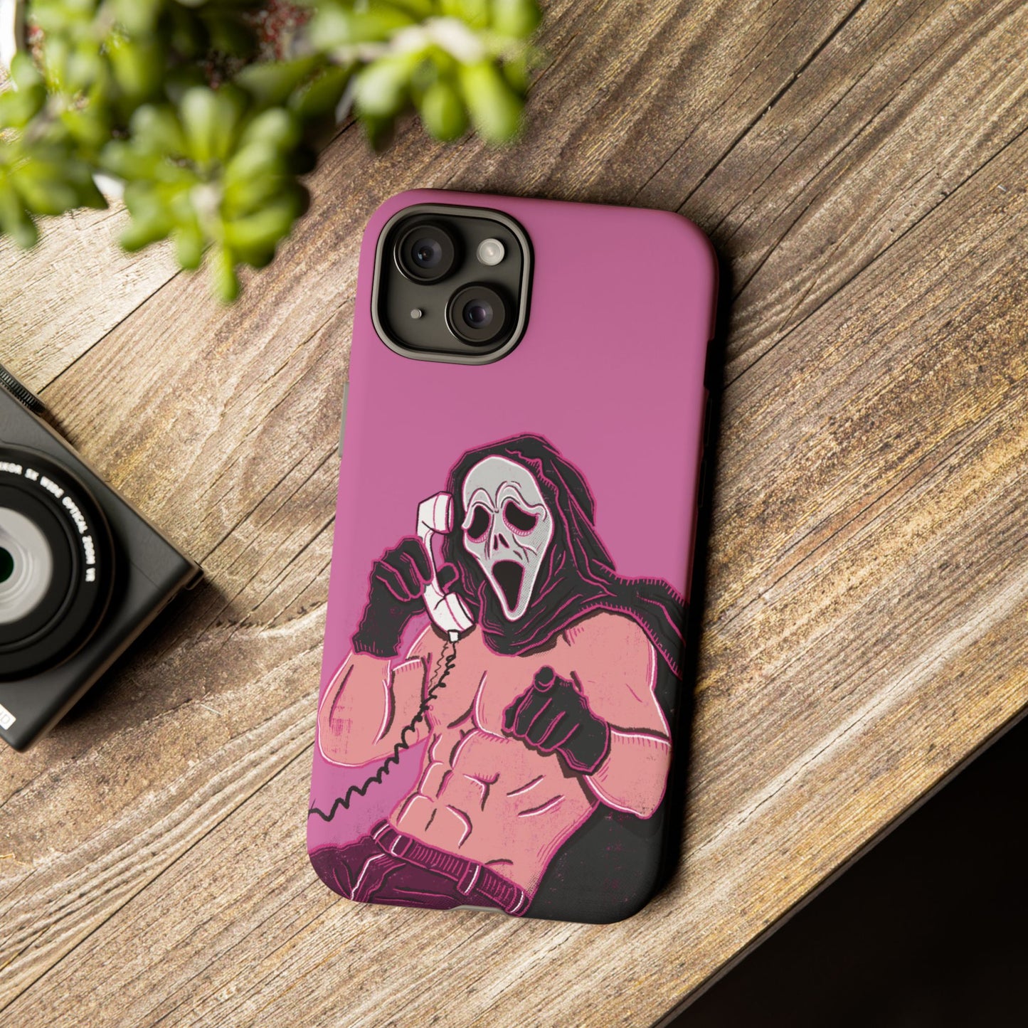 Sexy Ghostface – Phone Case — Scream Masked Muscle Caller Graphic Protective Case