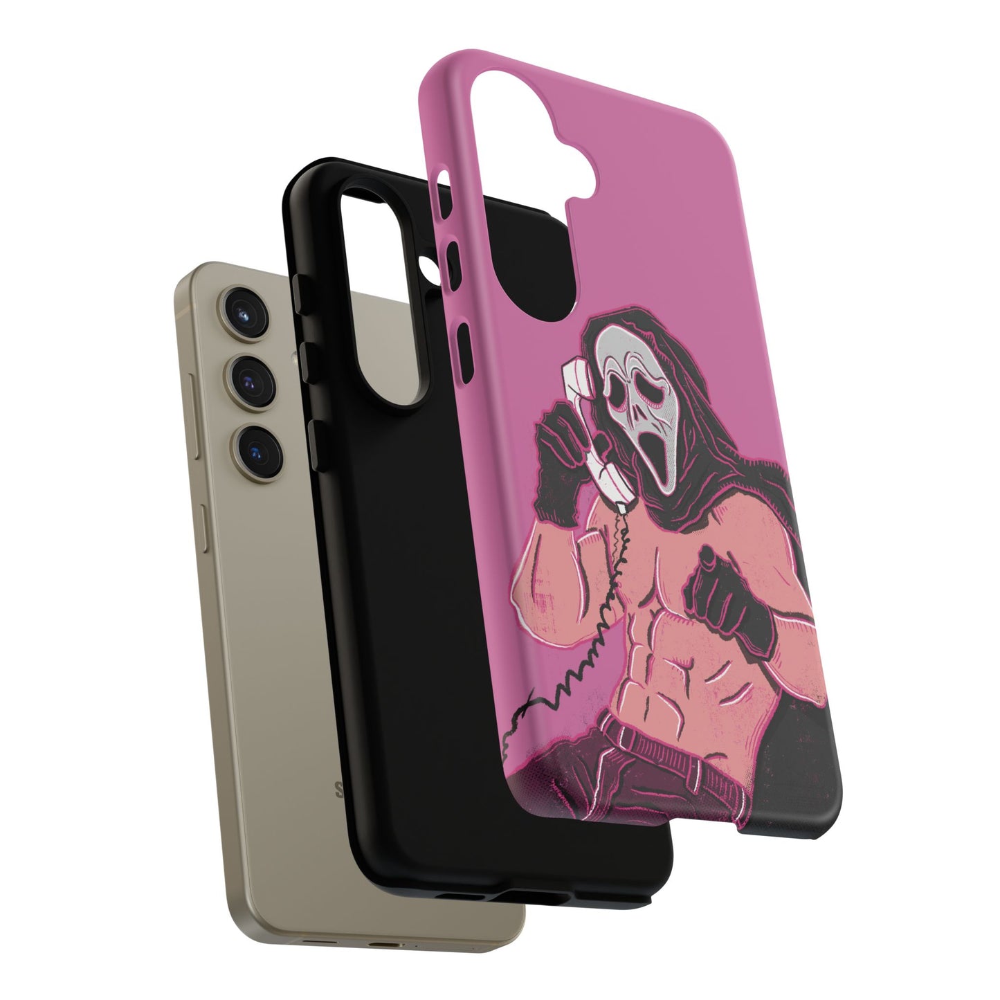 Sexy Ghostface – Phone Case — Scream Masked Muscle Caller Graphic Protective Case