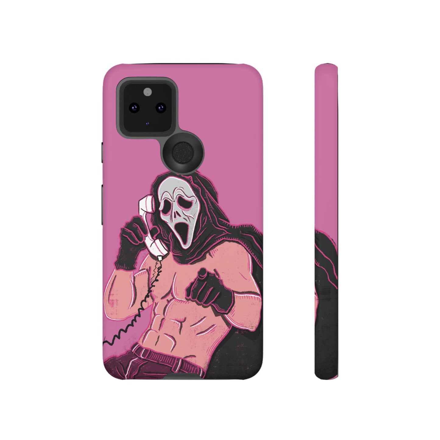 Sexy Ghostface – Phone Case — Scream Masked Muscle Caller Graphic Protective Case