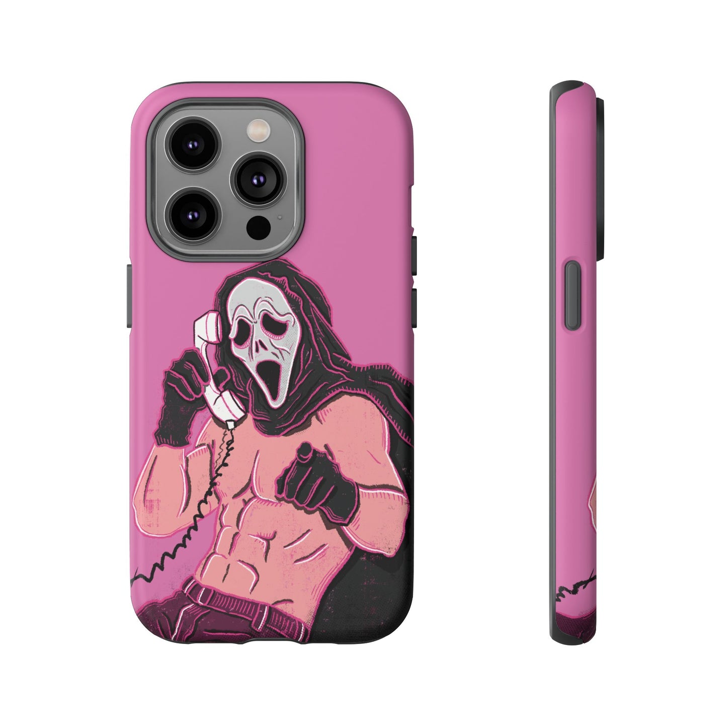Sexy Ghostface – Phone Case — Scream Masked Muscle Caller Graphic Protective Case
