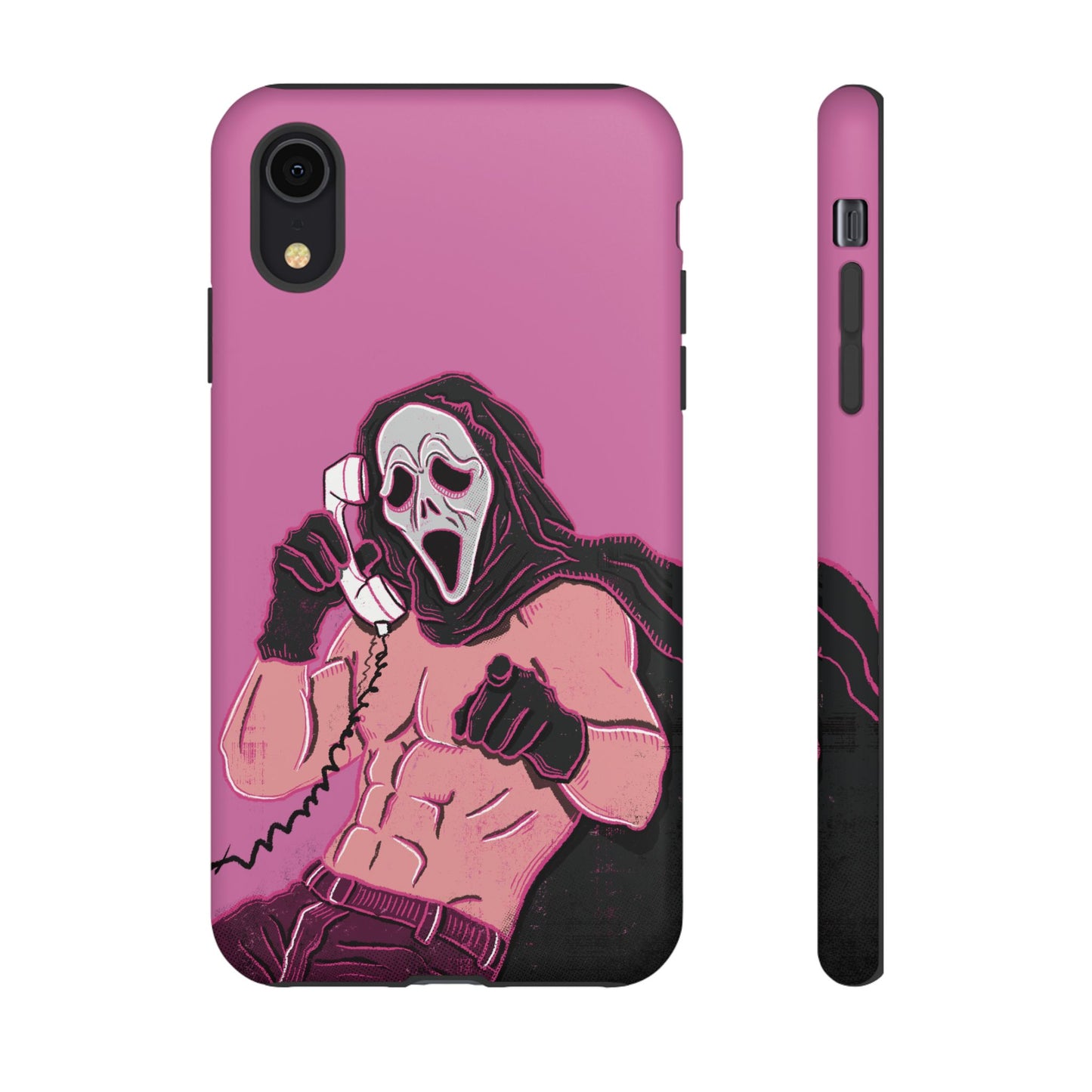 Sexy Ghostface – Phone Case — Scream Masked Muscle Caller Graphic Protective Case