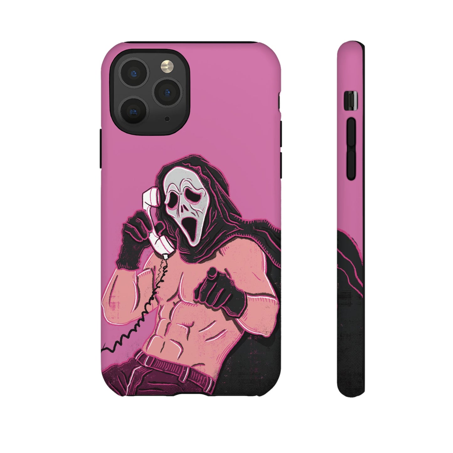 Sexy Ghostface – Phone Case — Scream Masked Muscle Caller Graphic Protective Case