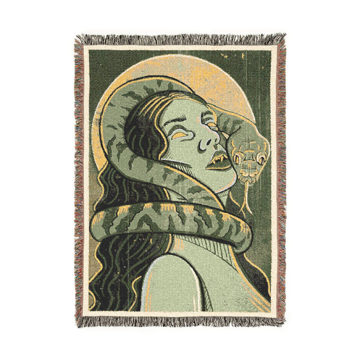 Serpent’s Kiss Woven Tapestry & Throw