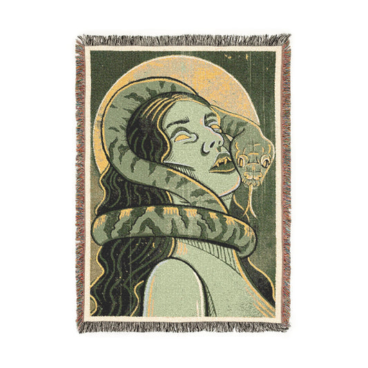 Serpent’s Kiss Woven Tapestry & Throw