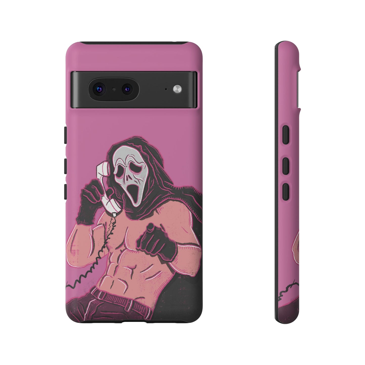 Sexy Ghostface – Phone Case — Scream Masked Muscle Caller Graphic Protective Case