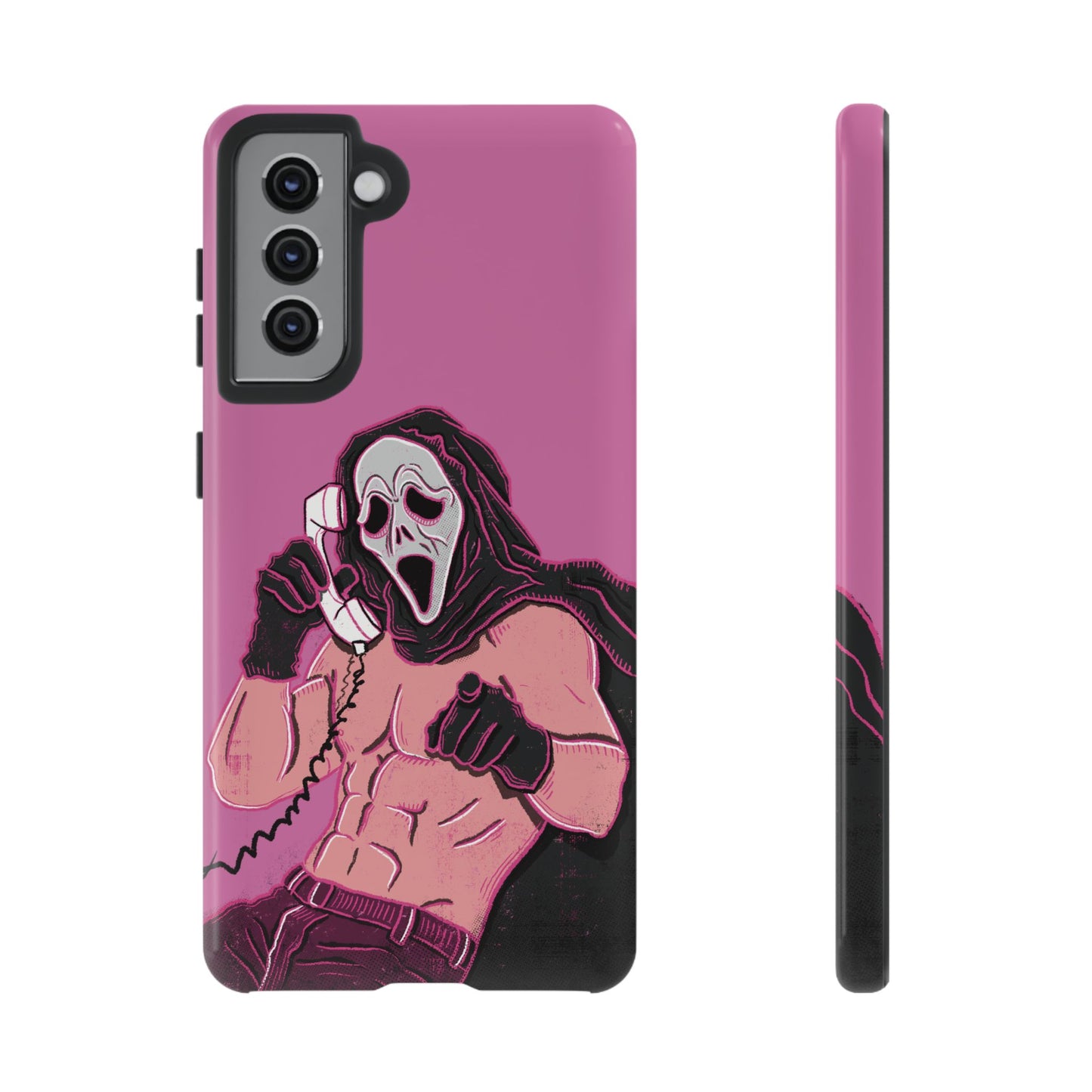 Sexy Ghostface – Phone Case — Scream Masked Muscle Caller Graphic Protective Case