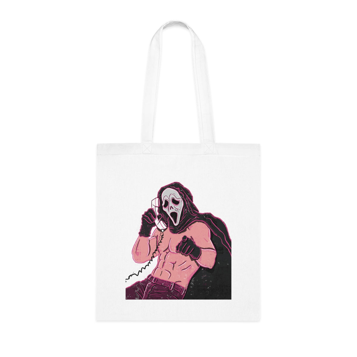 Sexy Ghostface Cotton Tote Bag- Standard Size