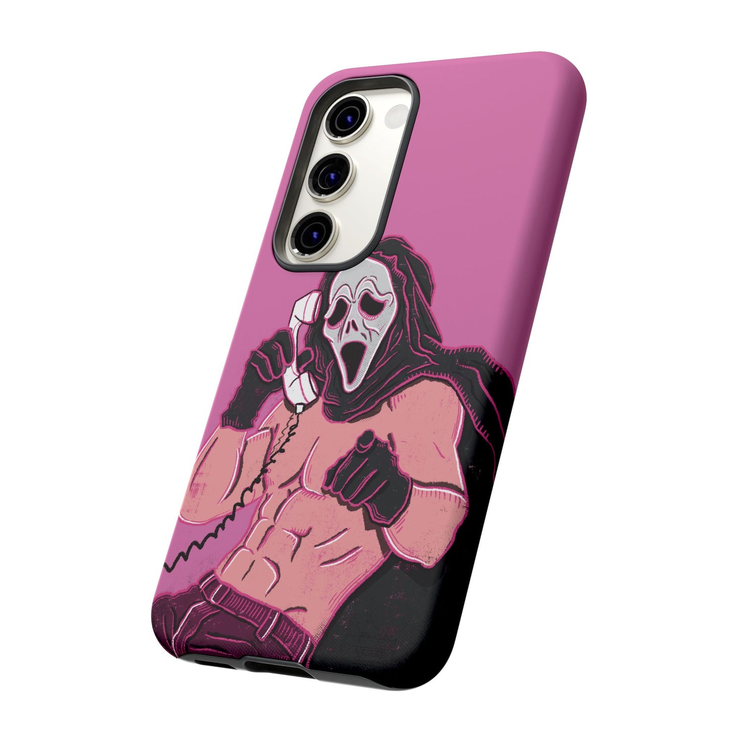 Sexy Ghostface – Phone Case — Scream Masked Muscle Caller Graphic Protective Case