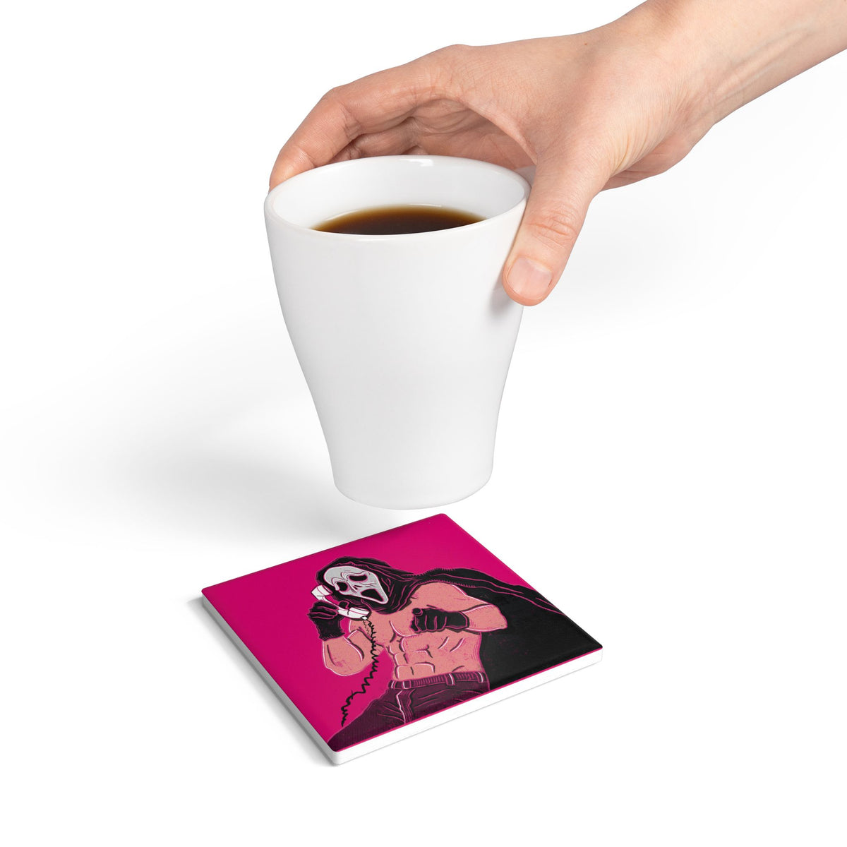 Sexy Ghostface Ceramic Coaster