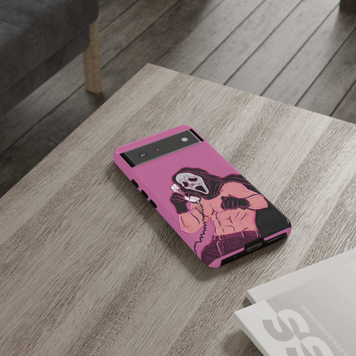 Sexy Ghostface – Phone Case — Scream Masked Muscle Caller Graphic Protective Case