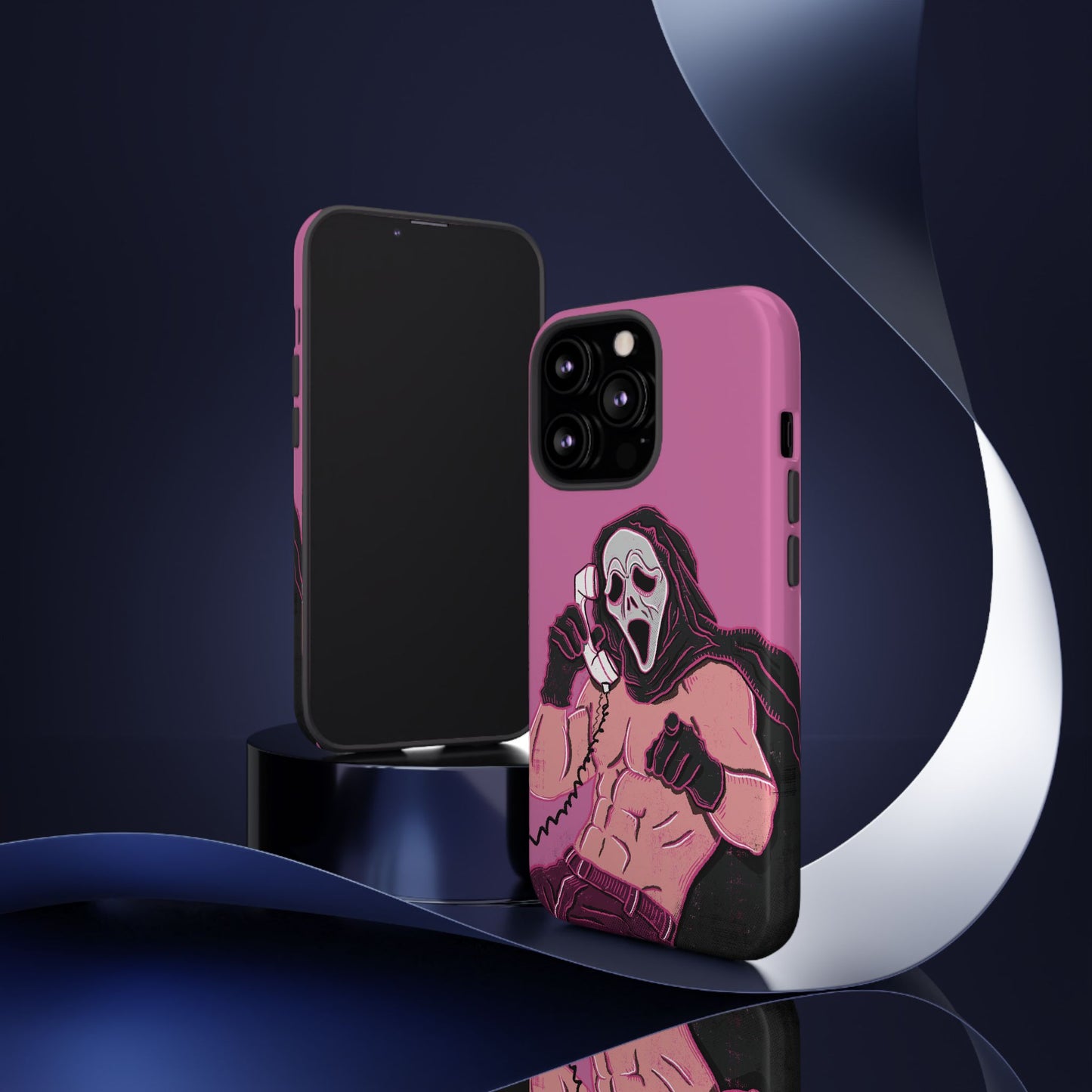 Sexy Ghostface – Phone Case — Scream Masked Muscle Caller Graphic Protective Case