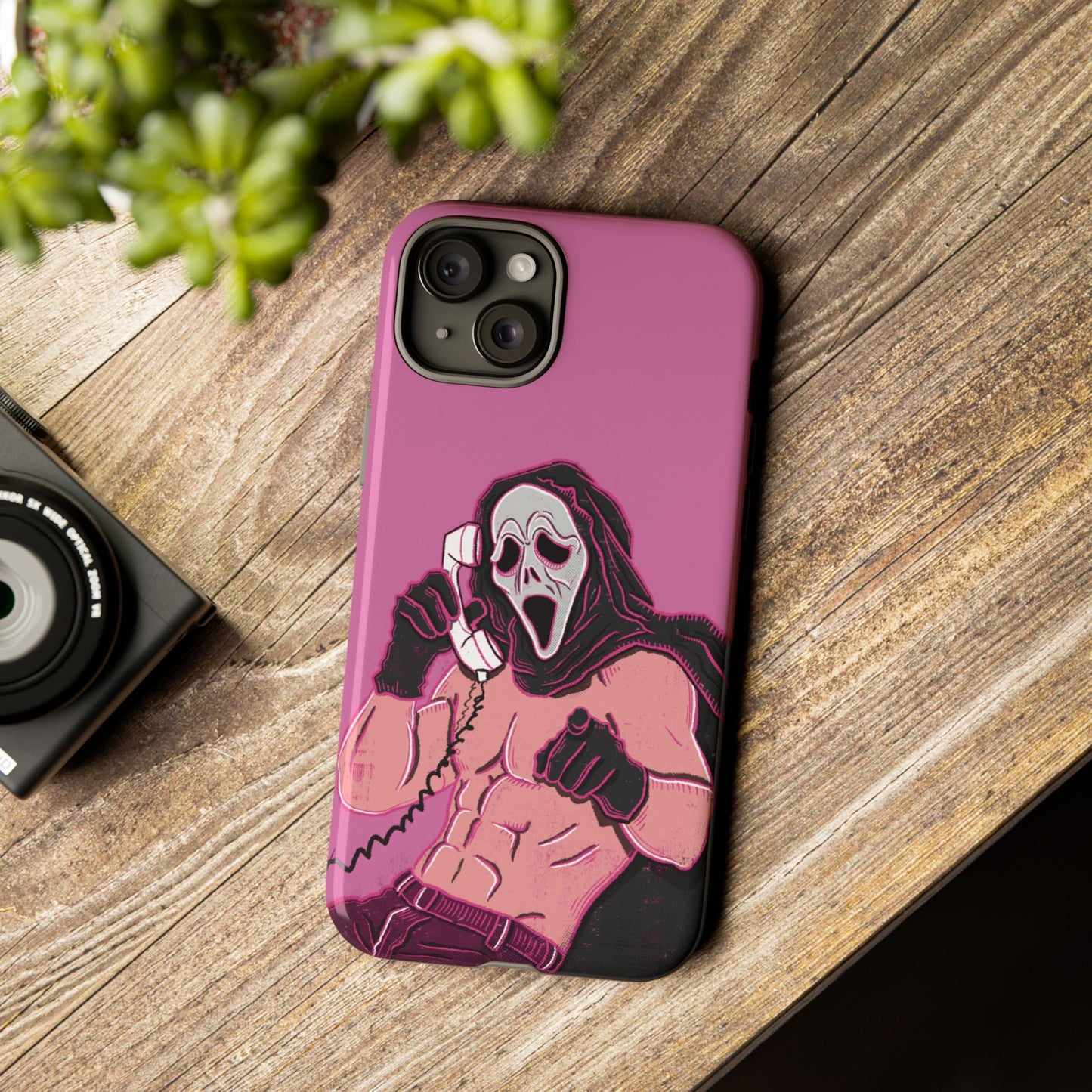 Sexy Ghostface – Phone Case — Scream Masked Muscle Caller Graphic Protective Case