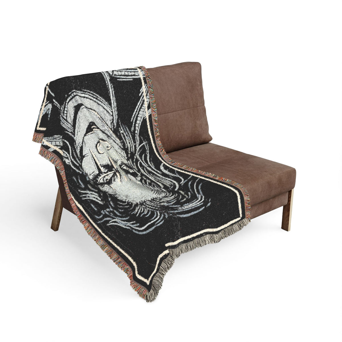 The Crow Portrait Woven Tapestry & Throw