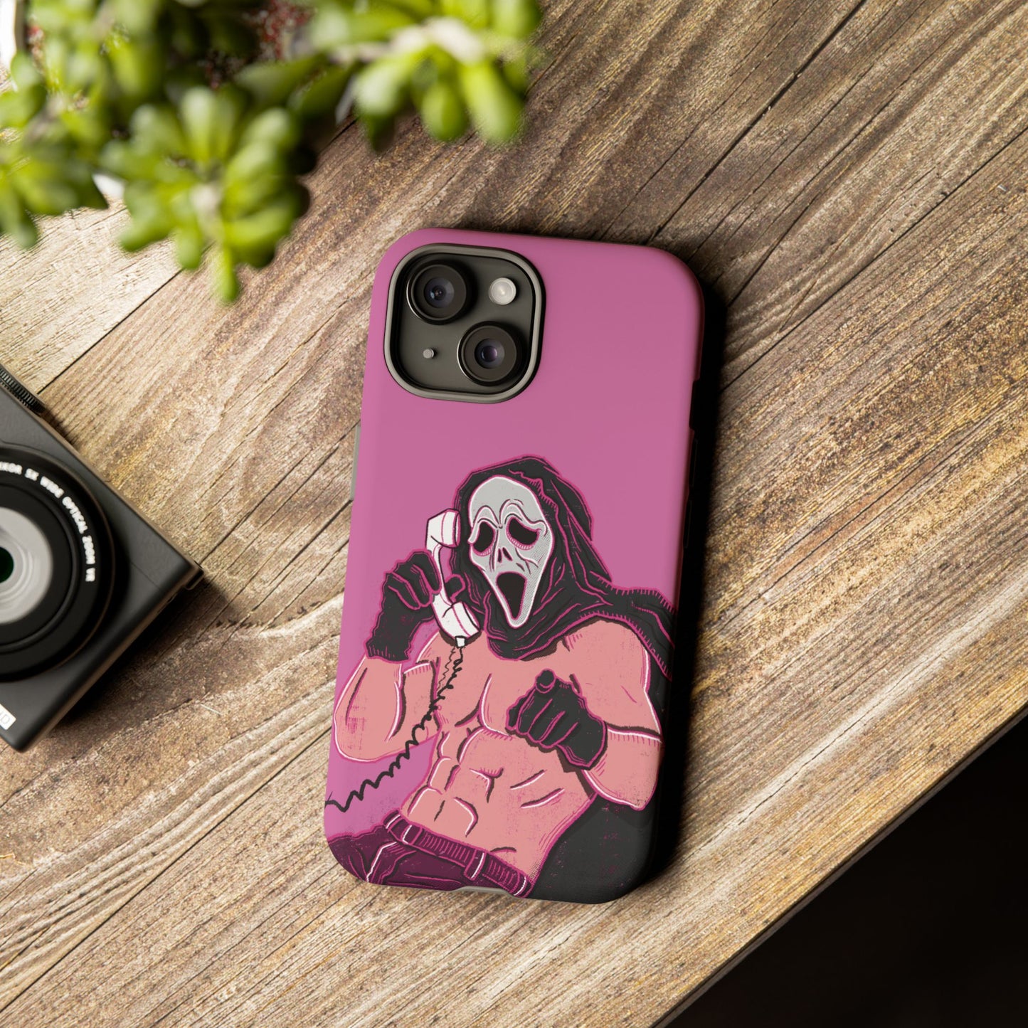 Sexy Ghostface – Phone Case — Scream Masked Muscle Caller Graphic Protective Case