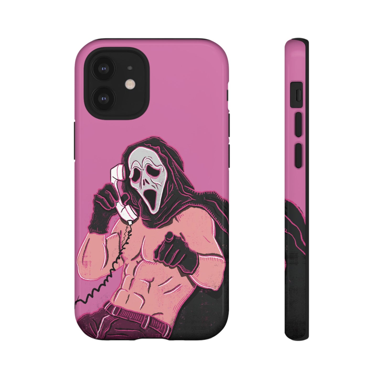 Sexy Ghostface – Phone Case — Scream Masked Muscle Caller Graphic Protective Case