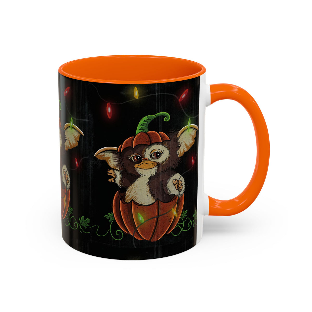 Halloween Gizmo Pumpkin Mug - larger design