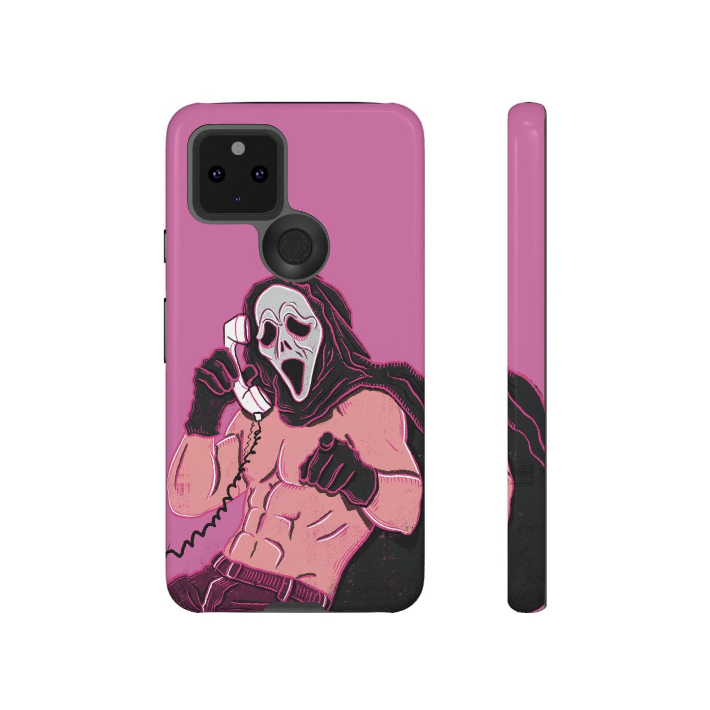 Sexy Ghostface – Phone Case — Scream Masked Muscle Caller Graphic Protective Case