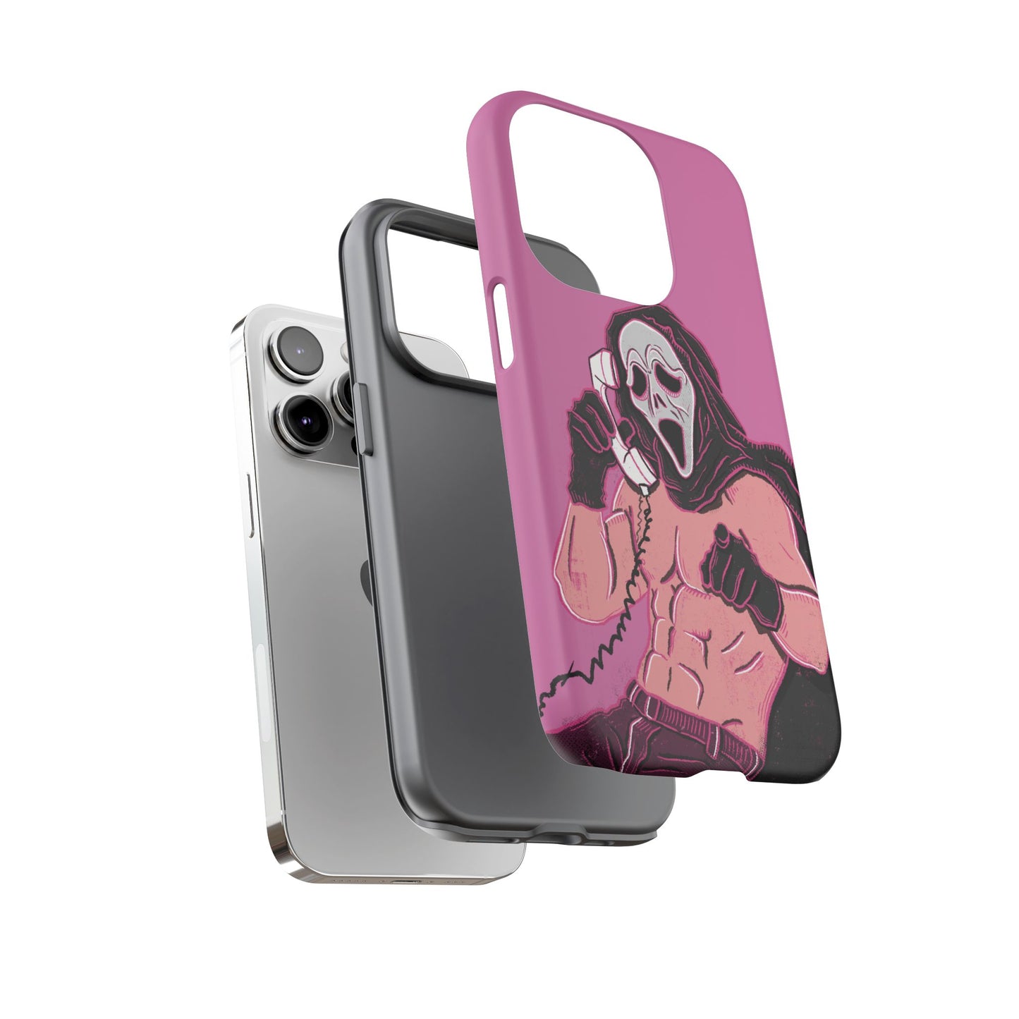 Sexy Ghostface – Phone Case — Scream Masked Muscle Caller Graphic Protective Case