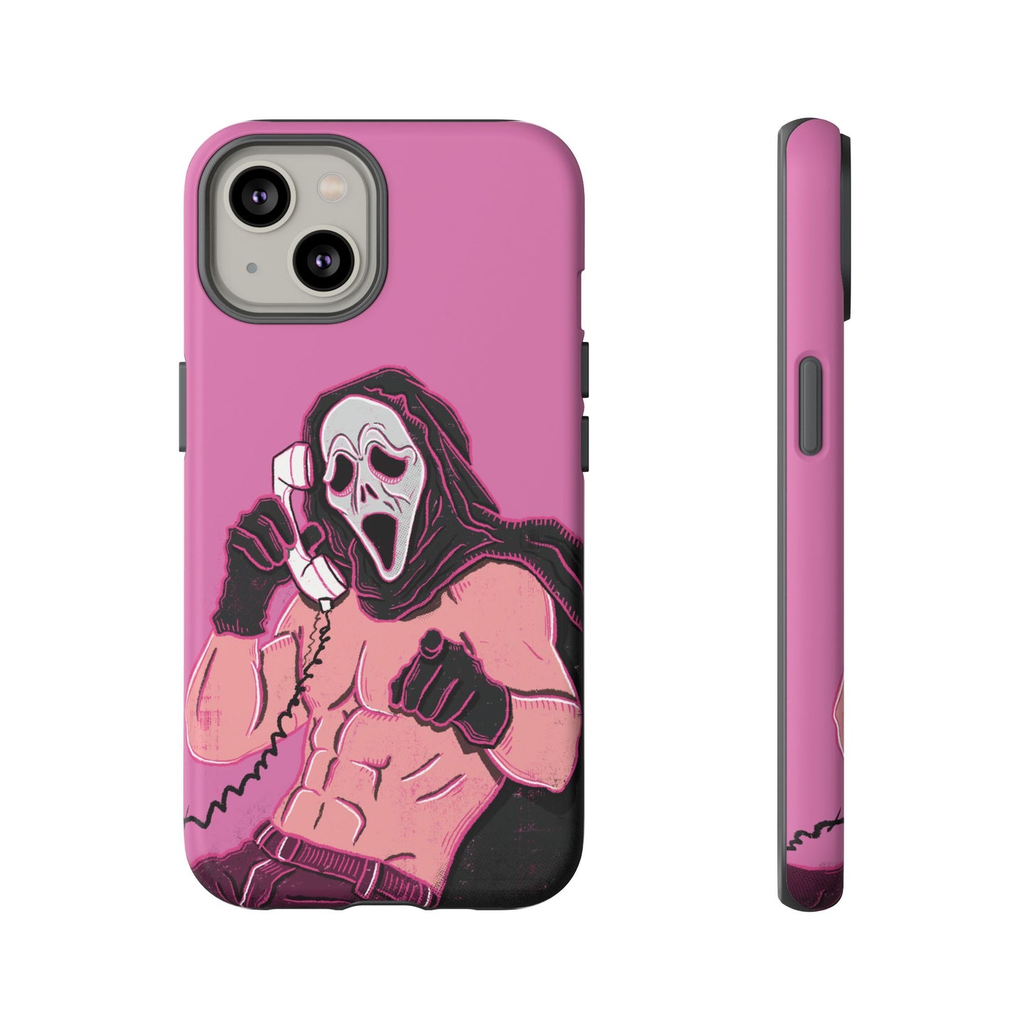 Sexy Ghostface – Phone Case — Scream Masked Muscle Caller Graphic Protective Case