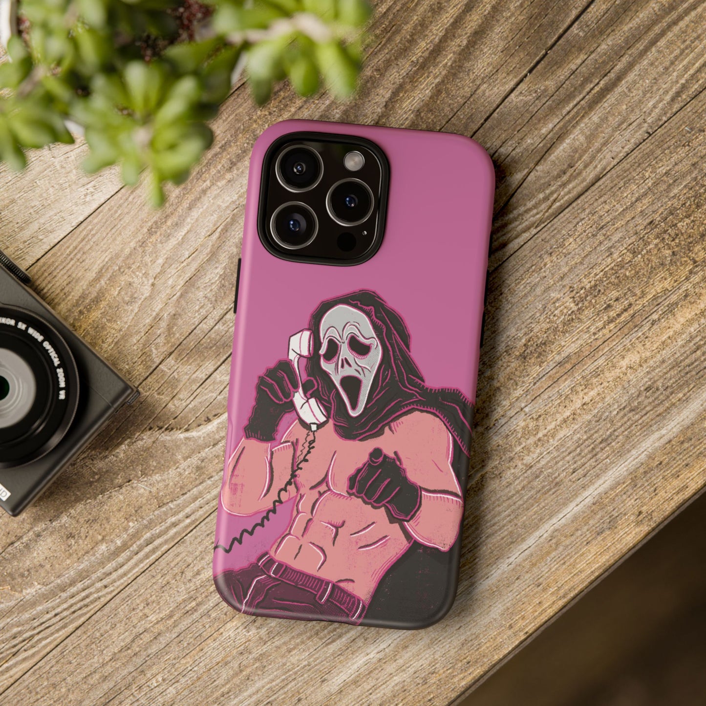 Sexy Ghostface – Phone Case — Scream Masked Muscle Caller Graphic Protective Case