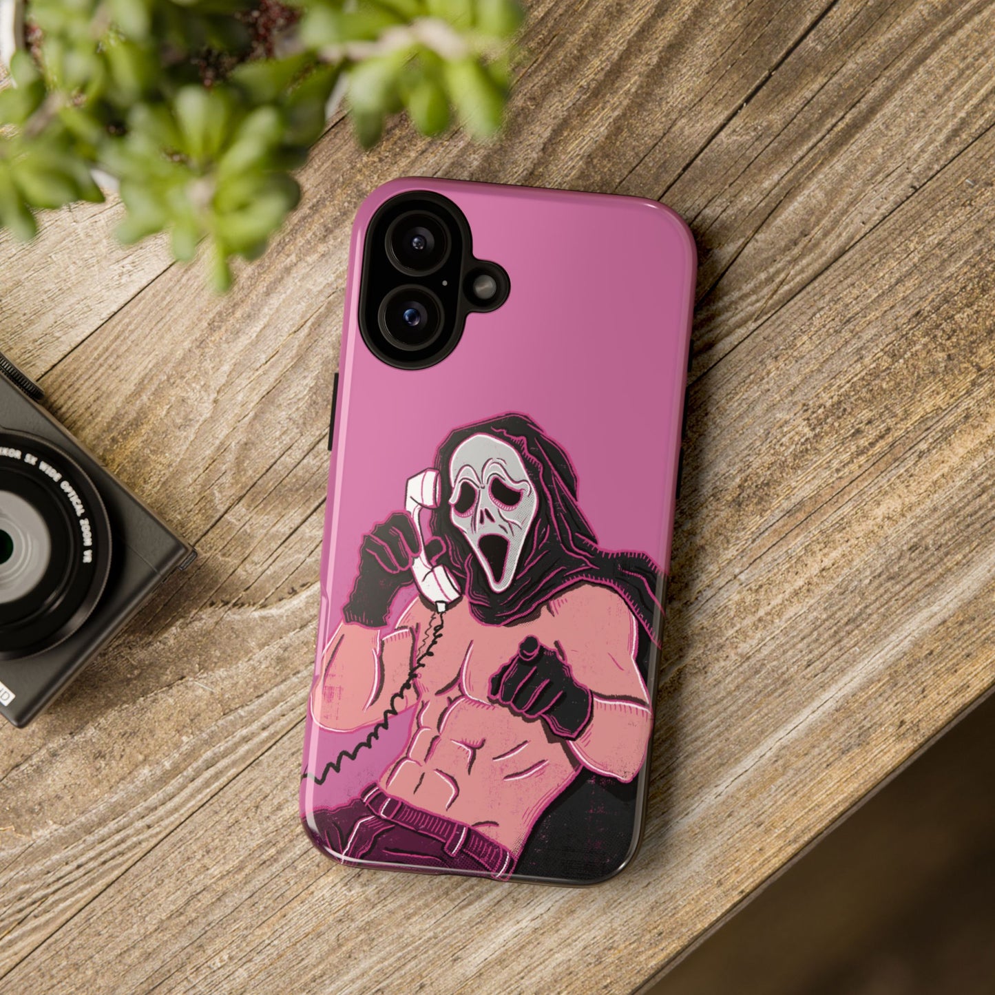 Sexy Ghostface – Phone Case — Scream Masked Muscle Caller Graphic Protective Case