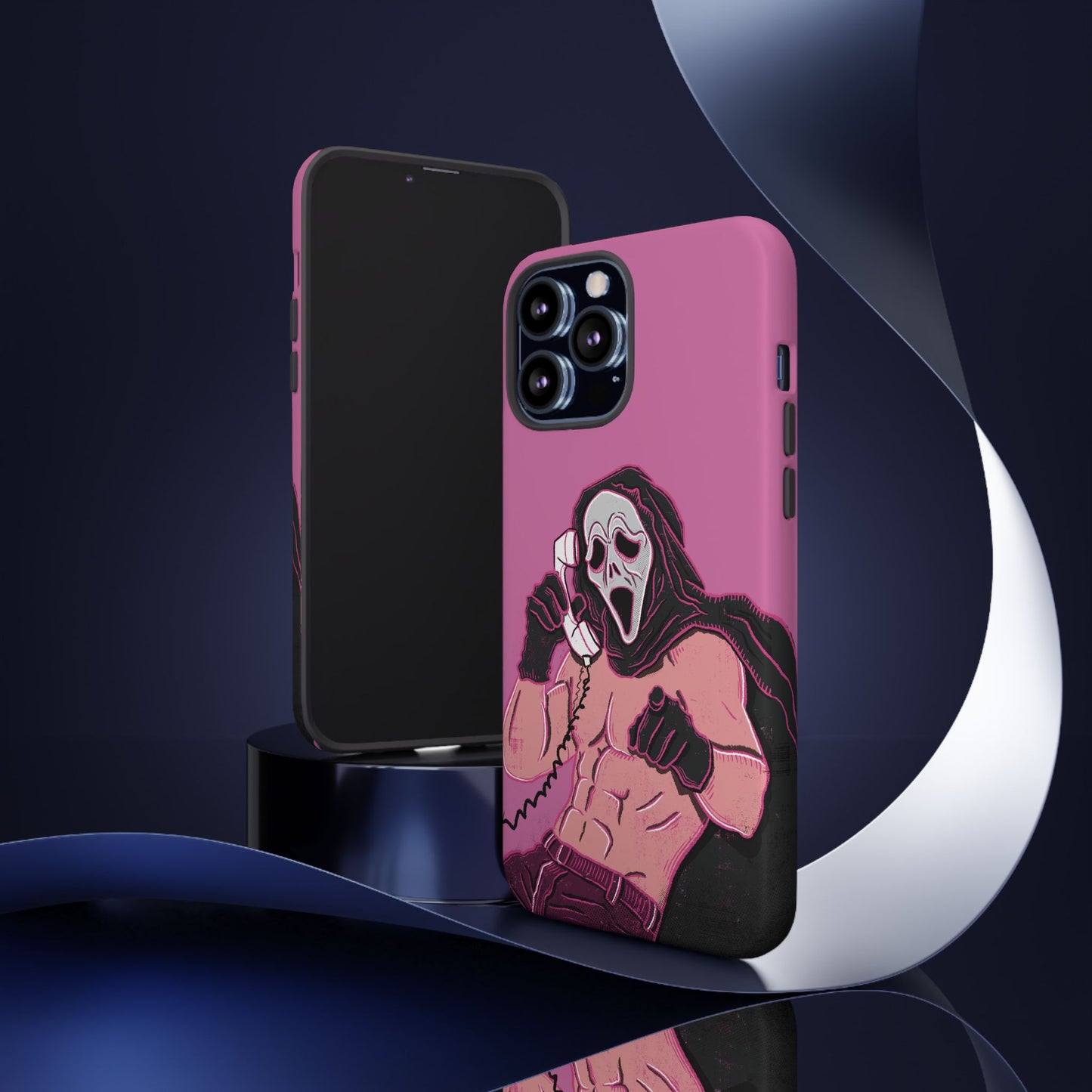 Sexy Ghostface – Phone Case — Scream Masked Muscle Caller Graphic Protective Case