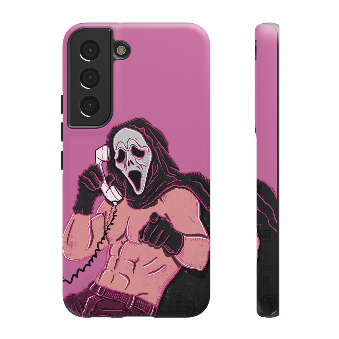 Sexy Ghostface – Phone Case — Scream Masked Muscle Caller Graphic Protective Case