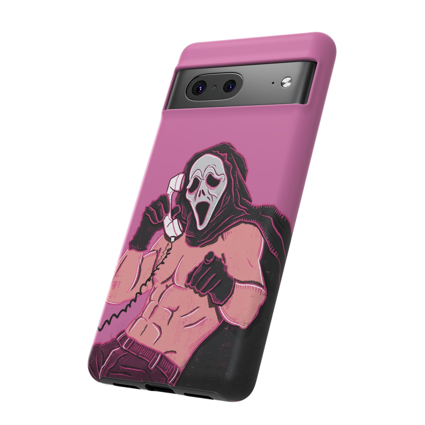 Sexy Ghostface – Phone Case — Scream Masked Muscle Caller Graphic Protective Case