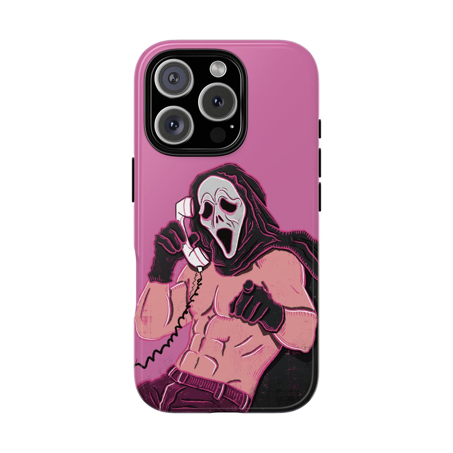 Sexy Ghostface – Phone Case — Scream Masked Muscle Caller Graphic Protective Case