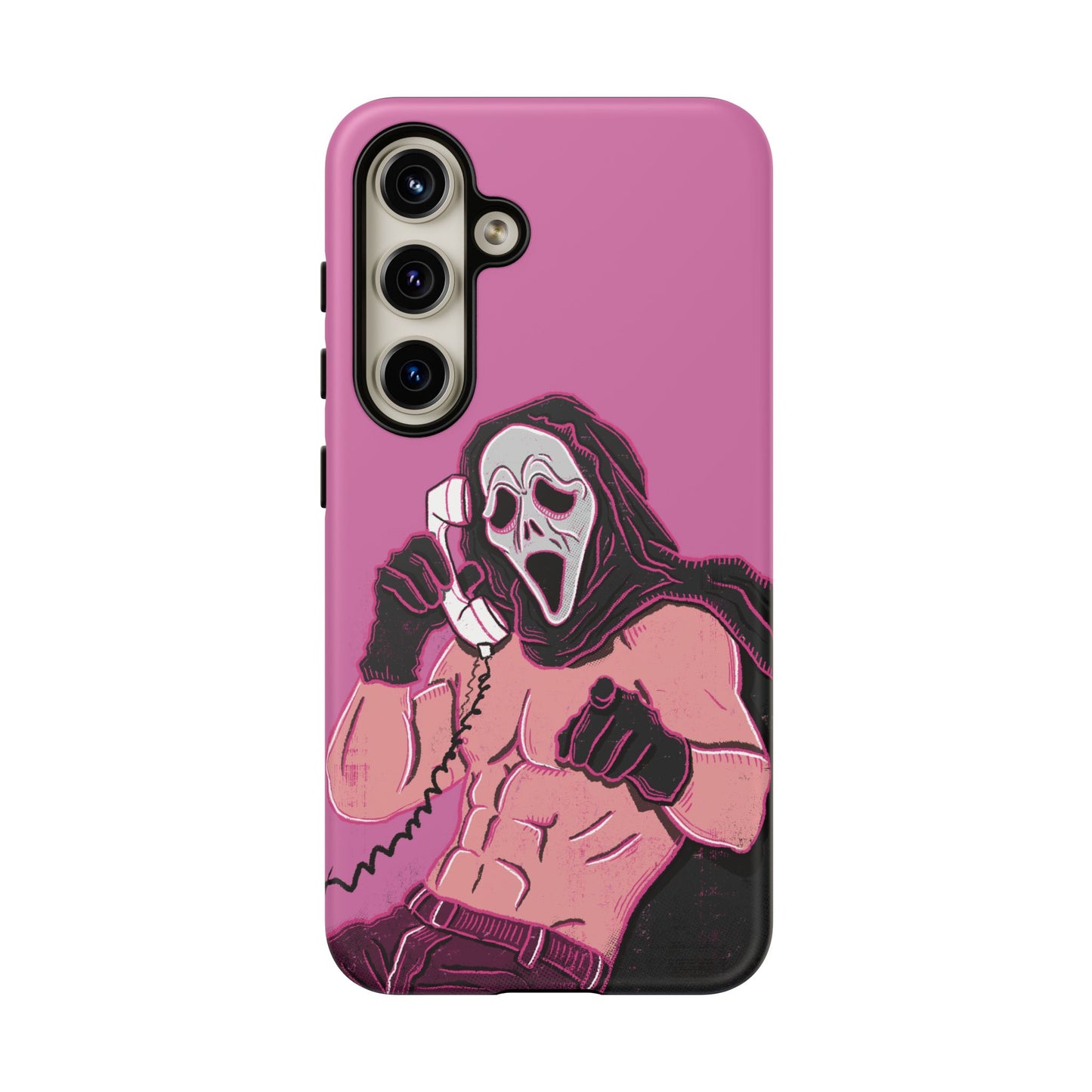 Sexy Ghostface – Phone Case — Scream Masked Muscle Caller Graphic Protective Case