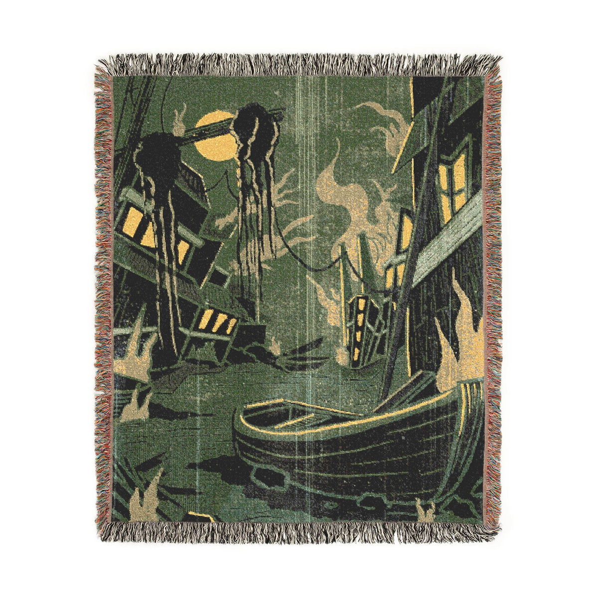Welcome to Innsmouth Woven Tapestry & Throw