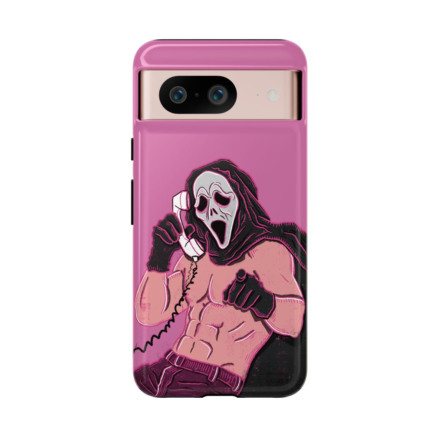 Sexy Ghostface – Phone Case — Scream Masked Muscle Caller Graphic Protective Case