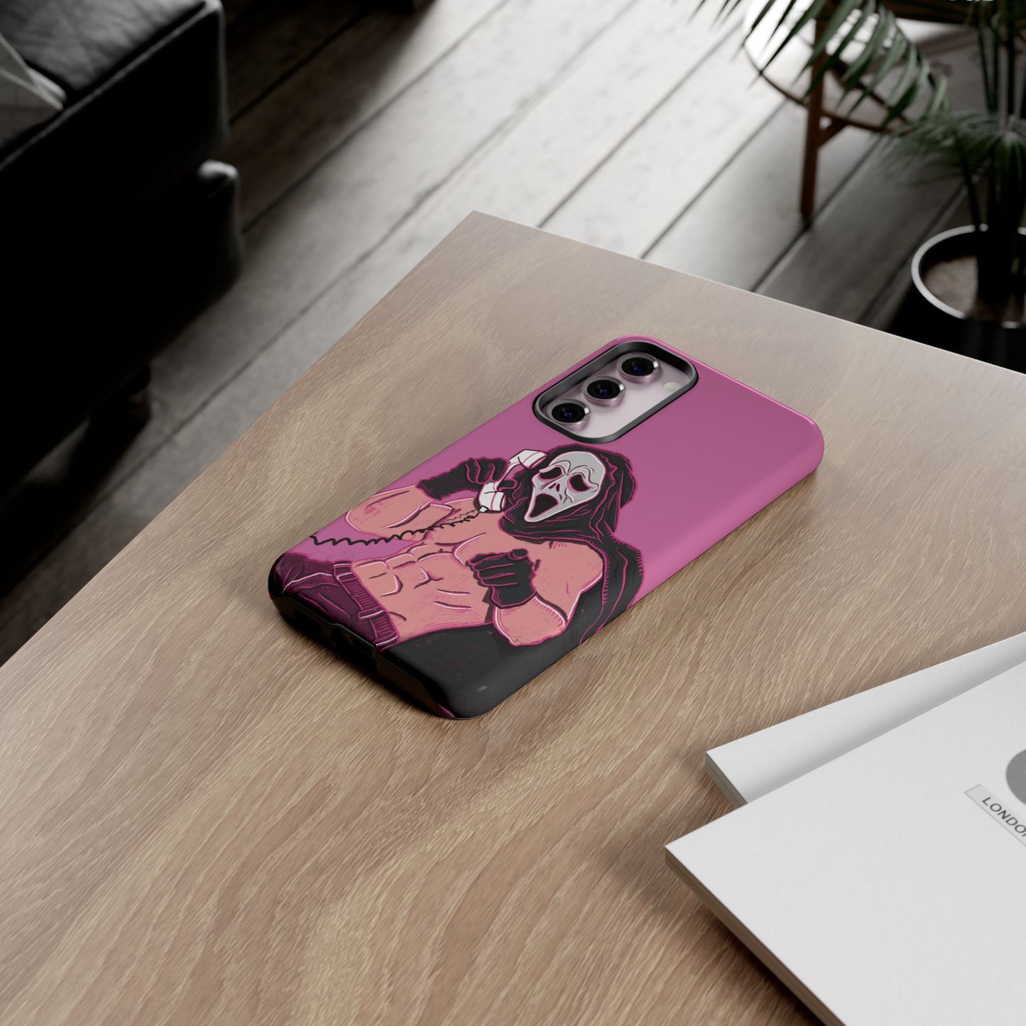 Sexy Ghostface – Phone Case — Scream Masked Muscle Caller Graphic Protective Case