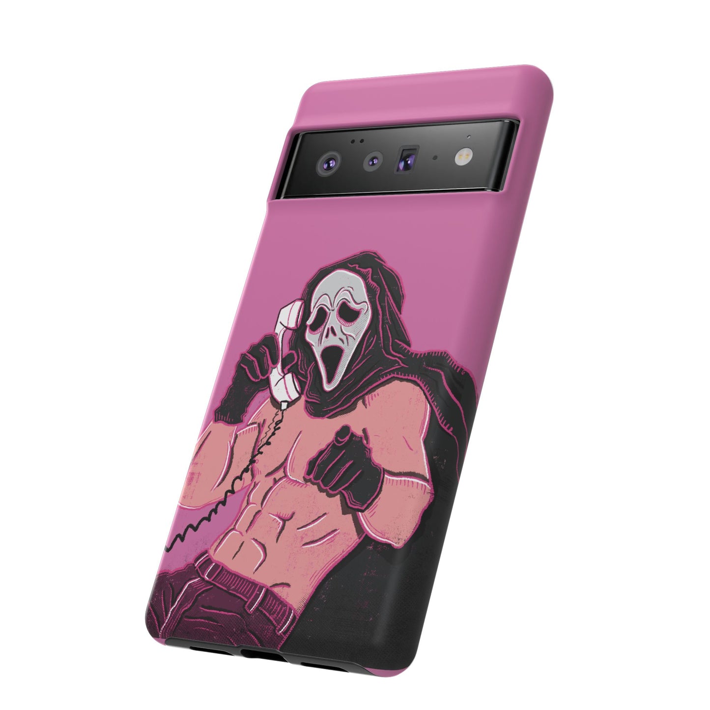 Sexy Ghostface – Phone Case — Scream Masked Muscle Caller Graphic Protective Case