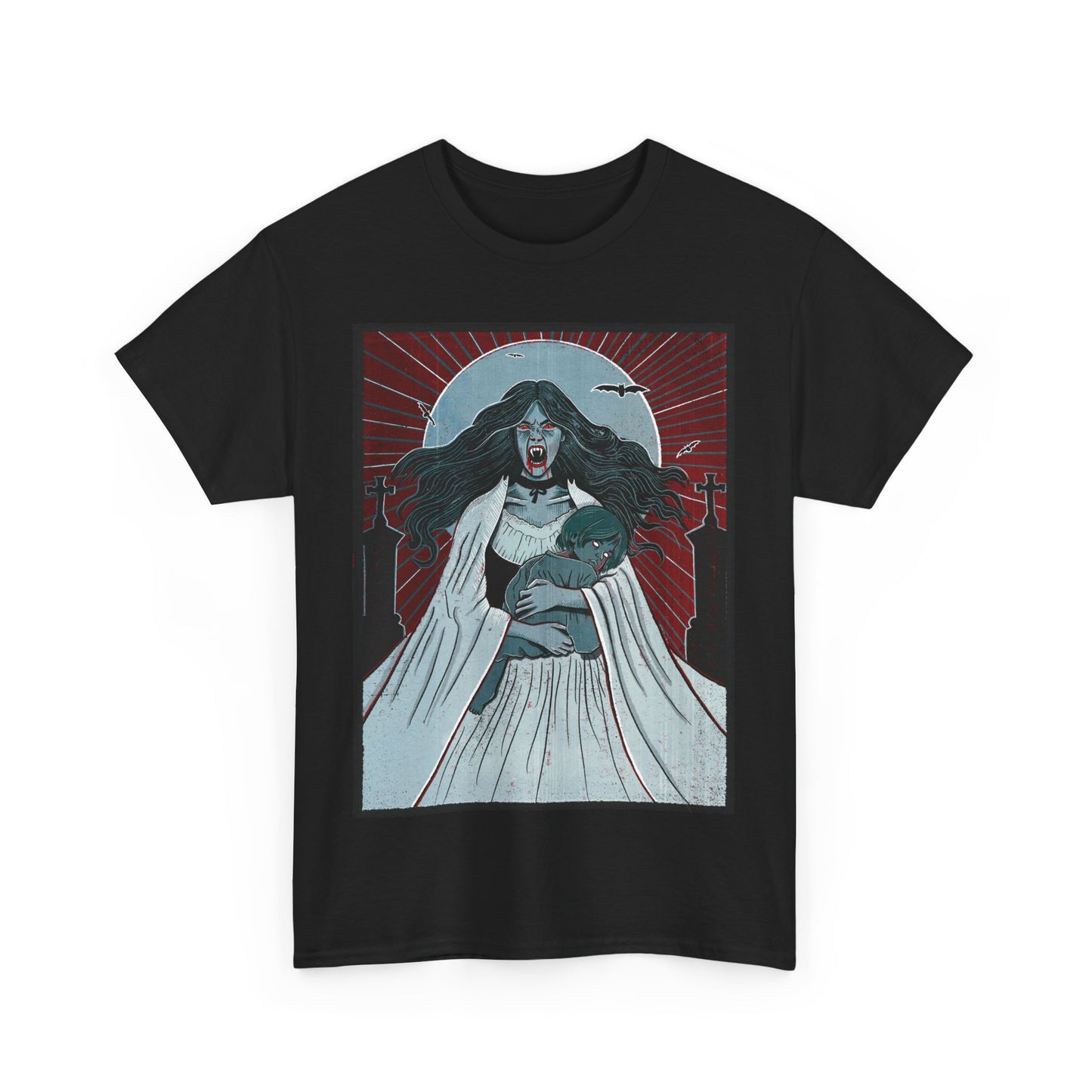 Lucy the Vampire – Unisex Gothic Horror Dracula T-Shirt