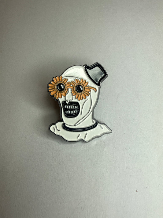 Terrifier sunflower pin