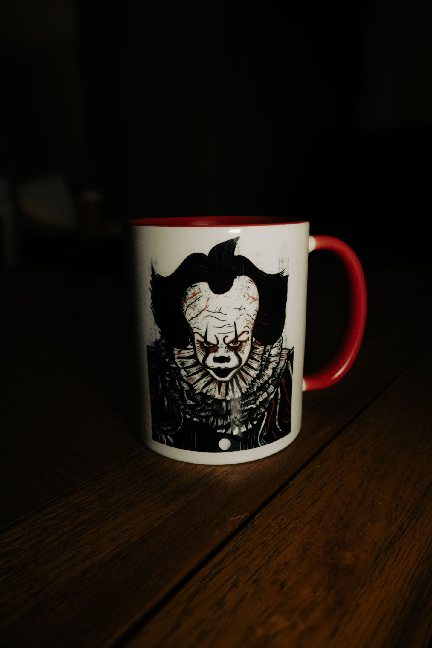 Pennywise Horror Illustration Mug